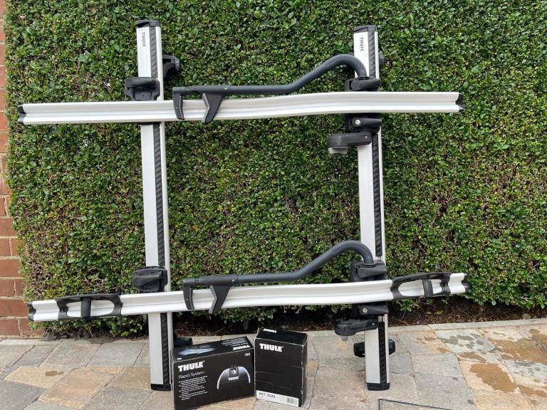 Thule roof bike rack