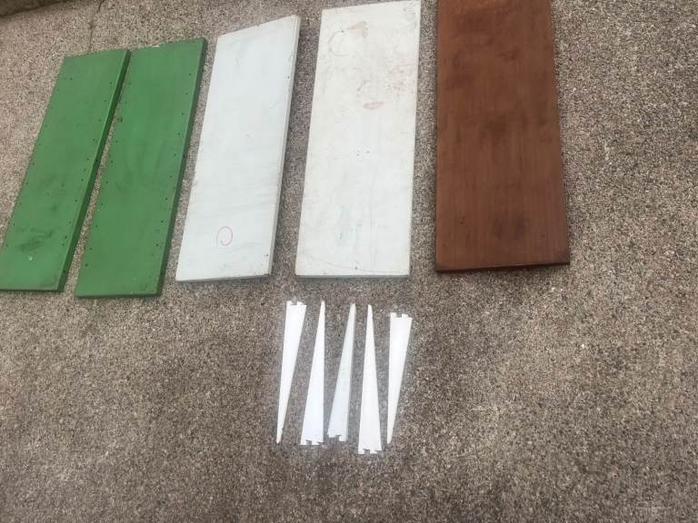 Metal Shelves x 5 and attachments