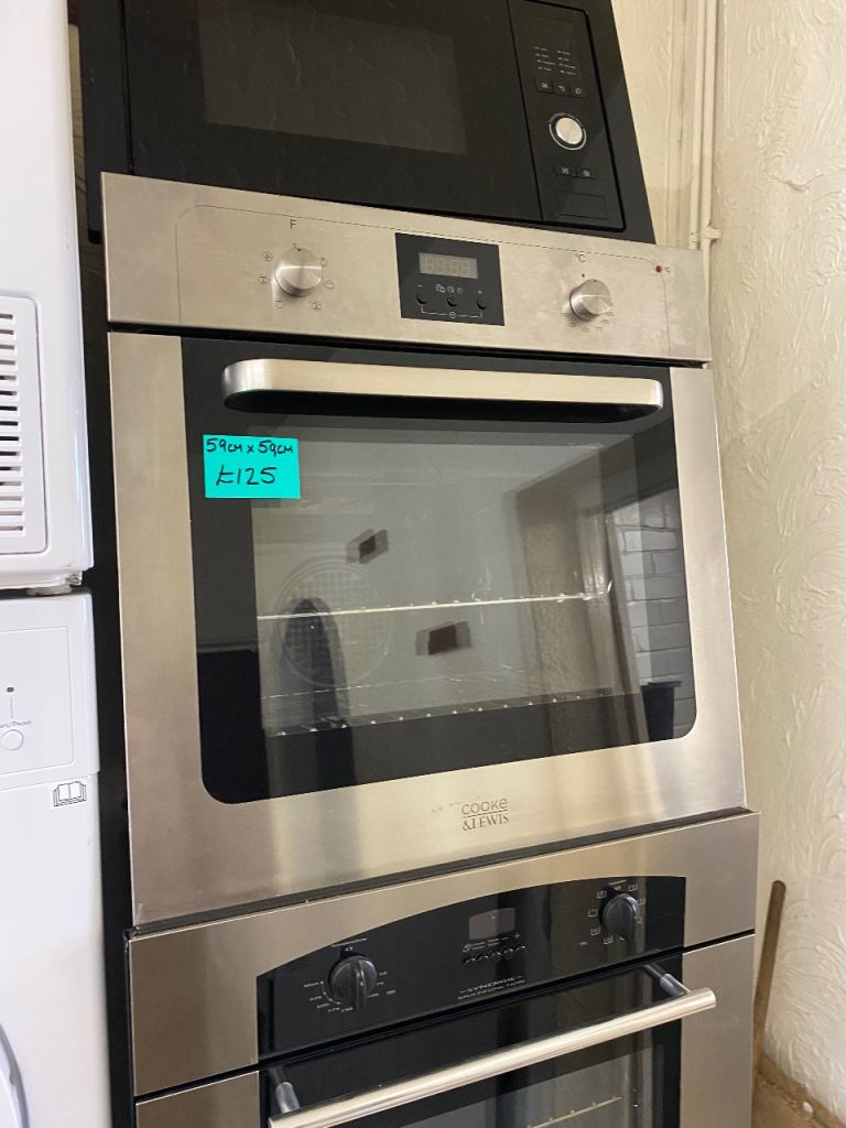 🚚✅SILVER COOKE&LEWIS 59x59CM BUILT IN ELECTRIC OVEN £125 DELIVERY AVAILABLE 