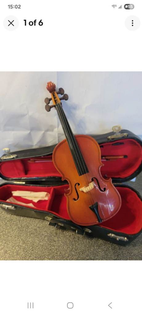 Mini Violin and case