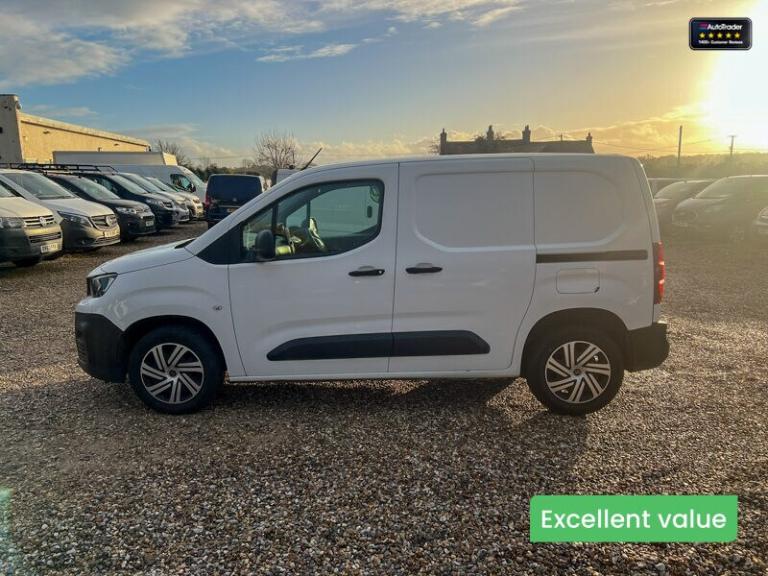 2019 Peugeot Partner SWB L1H1 Bluehdi Professional Air Con Sensors EURO 6 NO VAT Panel Van Diesel...