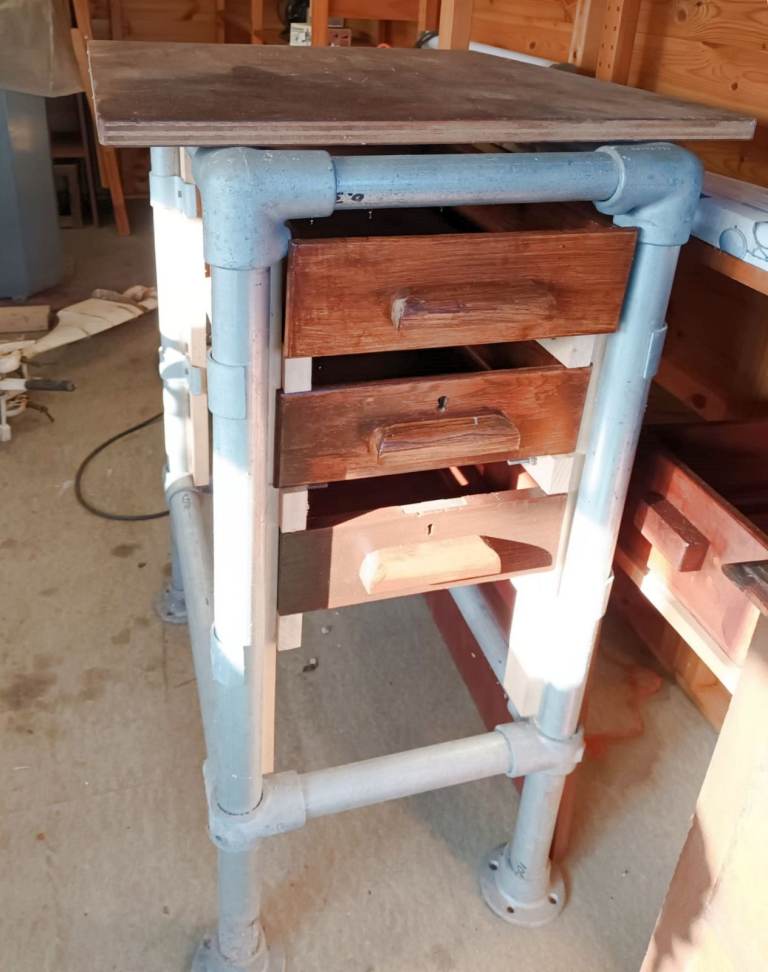 Workshop tool stand.