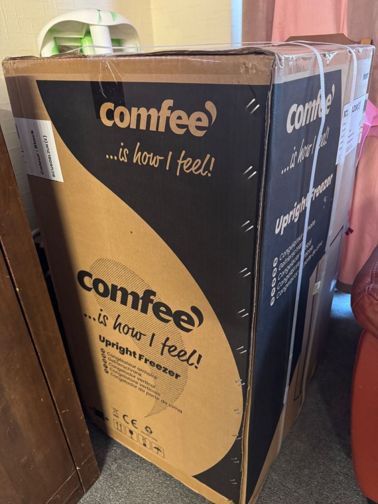 NEW Comfee RCU60BL2UK(E) Undercounter freezer – Brand New, Black