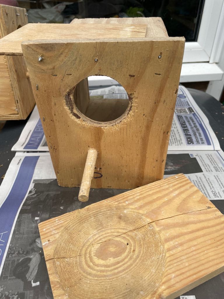 Budgie parakeet lovebird nest boxes