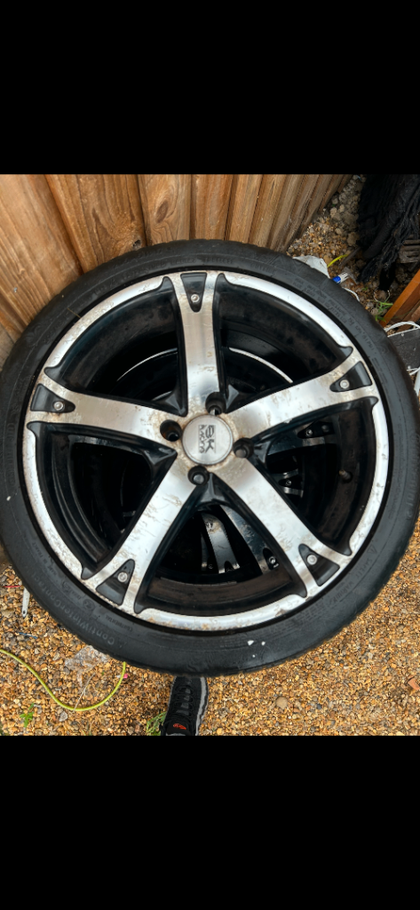 Bk racing wheels 17inch 