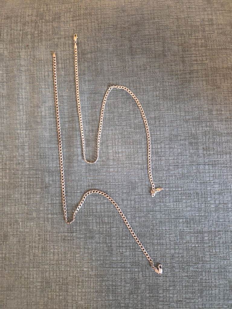 2x 925 silver chains