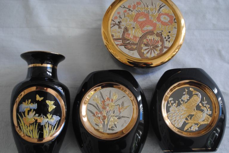7 Chokin ornaments