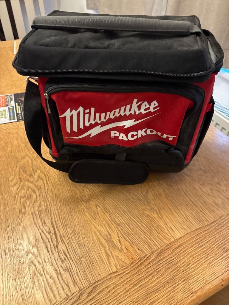 Milwaukee pack out tool bag/ coolbox