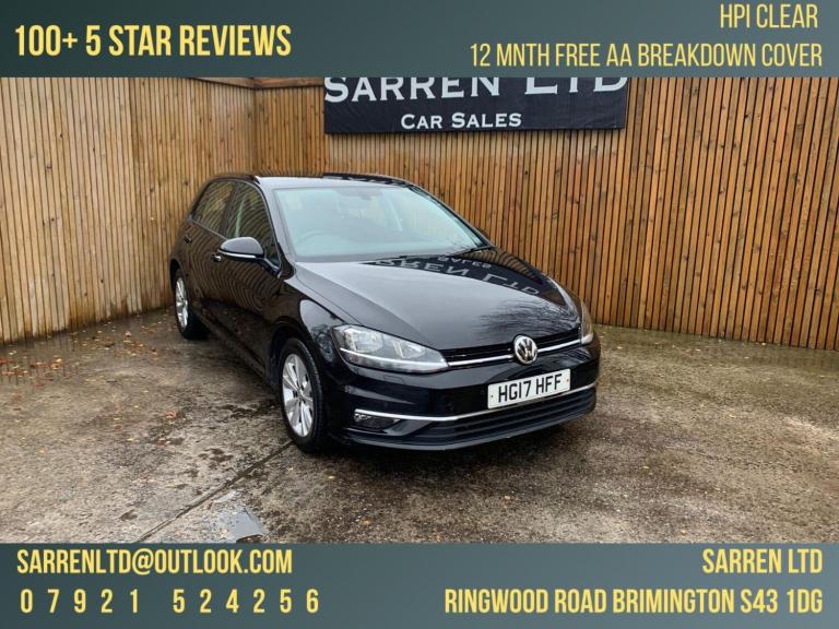 2017 Volkswagen Golf 2.0 TDI BlueMotion Tech SE Nav Euro 6 (s/s) 5dr HATCHBACK Diesel Manual