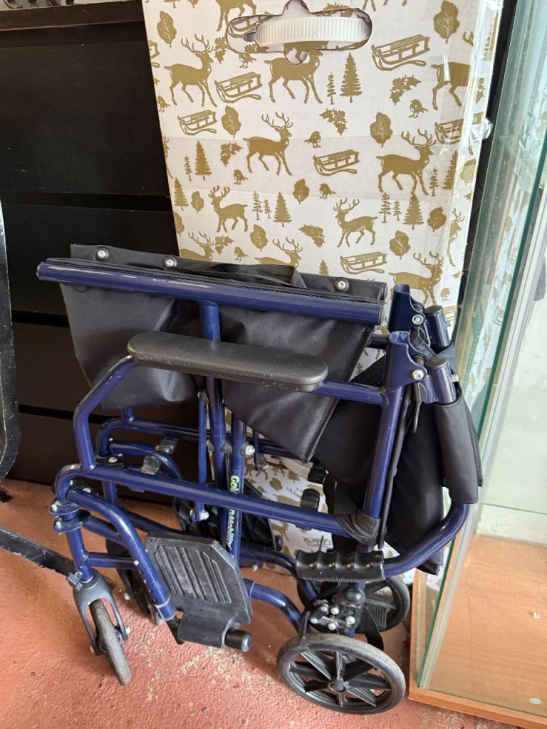 Sturdy Adult Wheelchair - Good Condition, Ready to Use