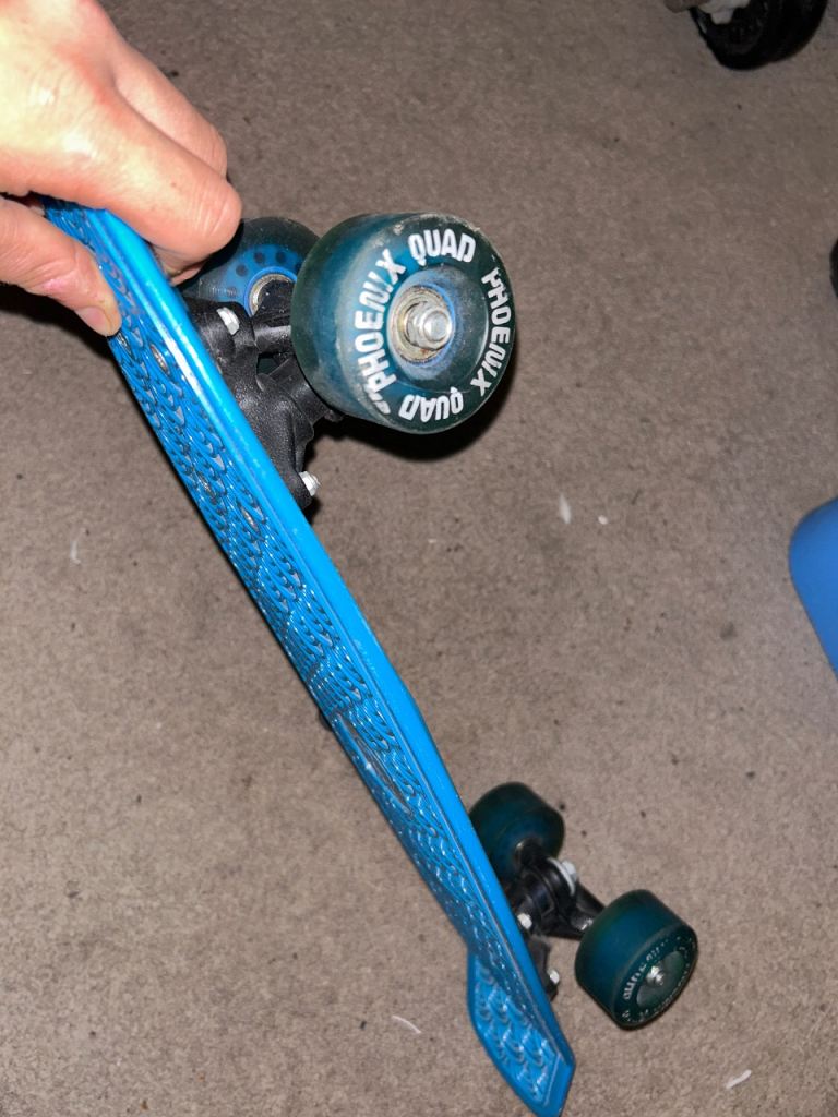 Phoenix Quad Skateboard – Blue, Good Condition