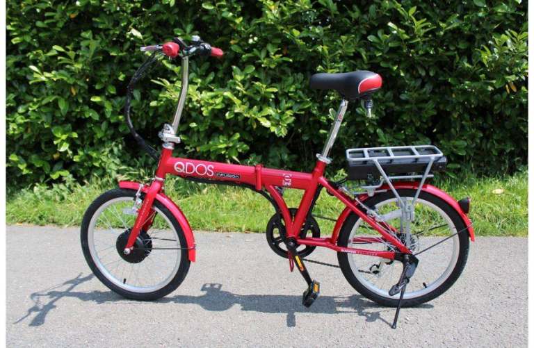 Qdos e bike. Hardly been used. Foldable for easy storage. 