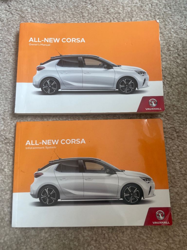 Vauxhall All-New Corsa 2019 onwards owners Manuals - As Good As New