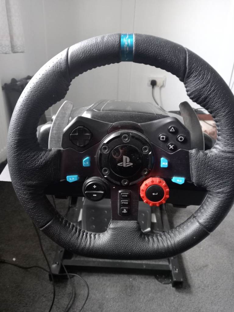 Logitech wheel and stand