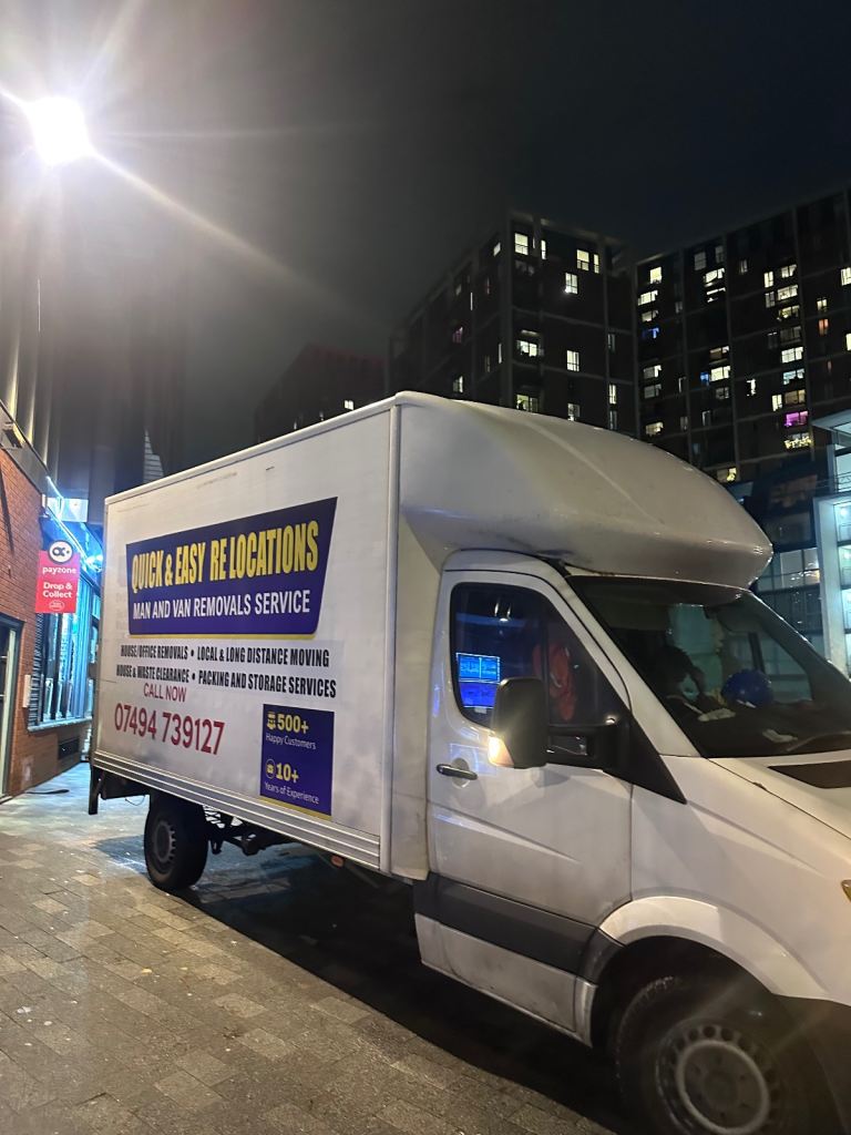 QUICK LOCAL LAST MINUTE CHEAP 24/7 MAN & BIG LUTON VAN/TRUCK OFFICE HOUSE FURNITURE RUBBISH REMOVALS