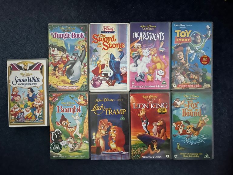 Children’s VHS tapes