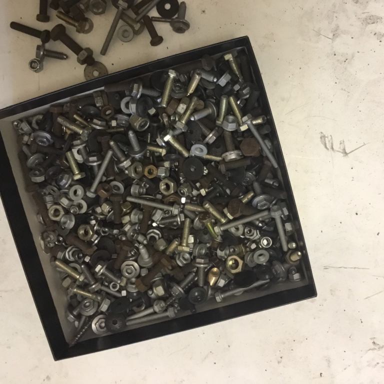 Assorted nuts bolts 