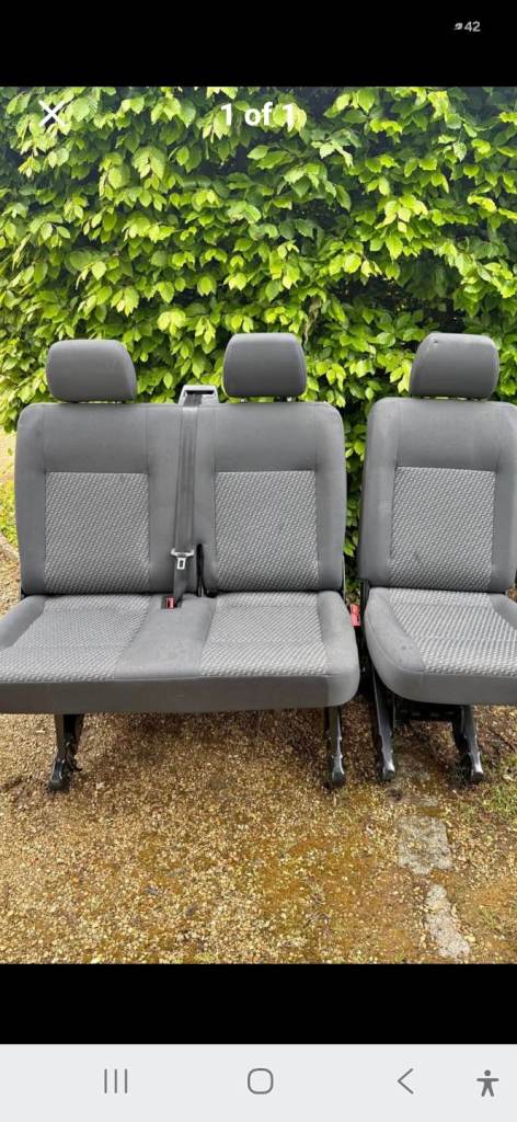 LHD VW transporter seats 