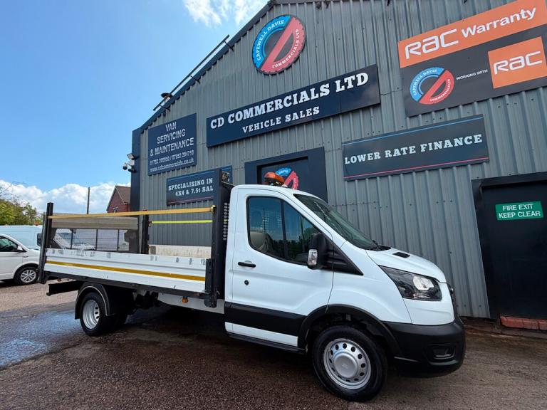 2021 Ford Transit 2.0TDCI 350 LEADER ECOBLUE LWB Single Cab Dropside Tail Lift Euro 6  CHASSIS CA...