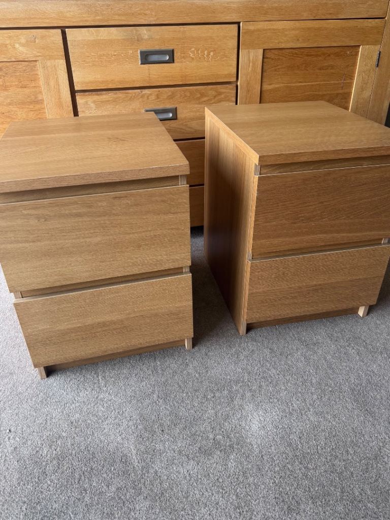IKEA Malm Bedside Drawers