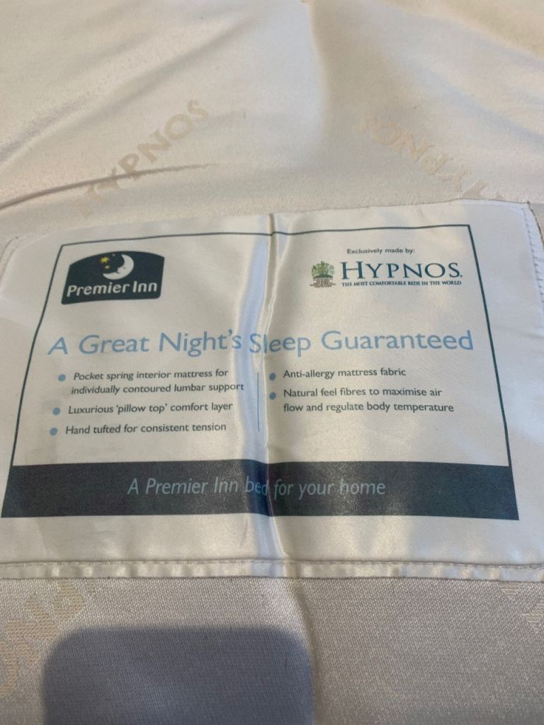 image for Hypnos super king size mattress superking