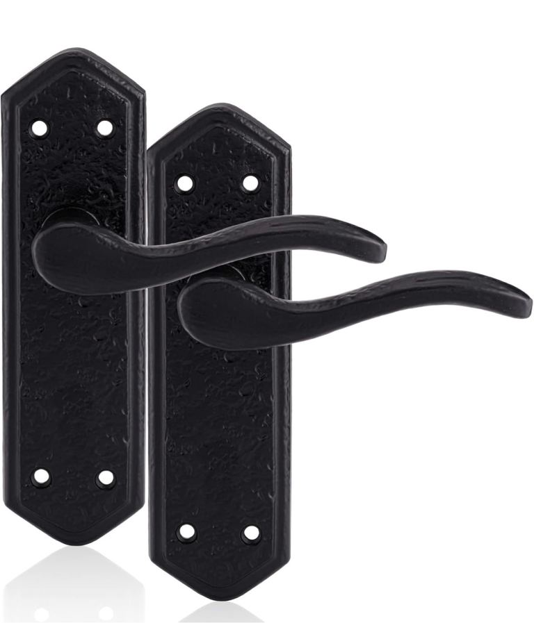 XFORT Smithy's Range London Suite Lever Latch Door Handle Black Antique