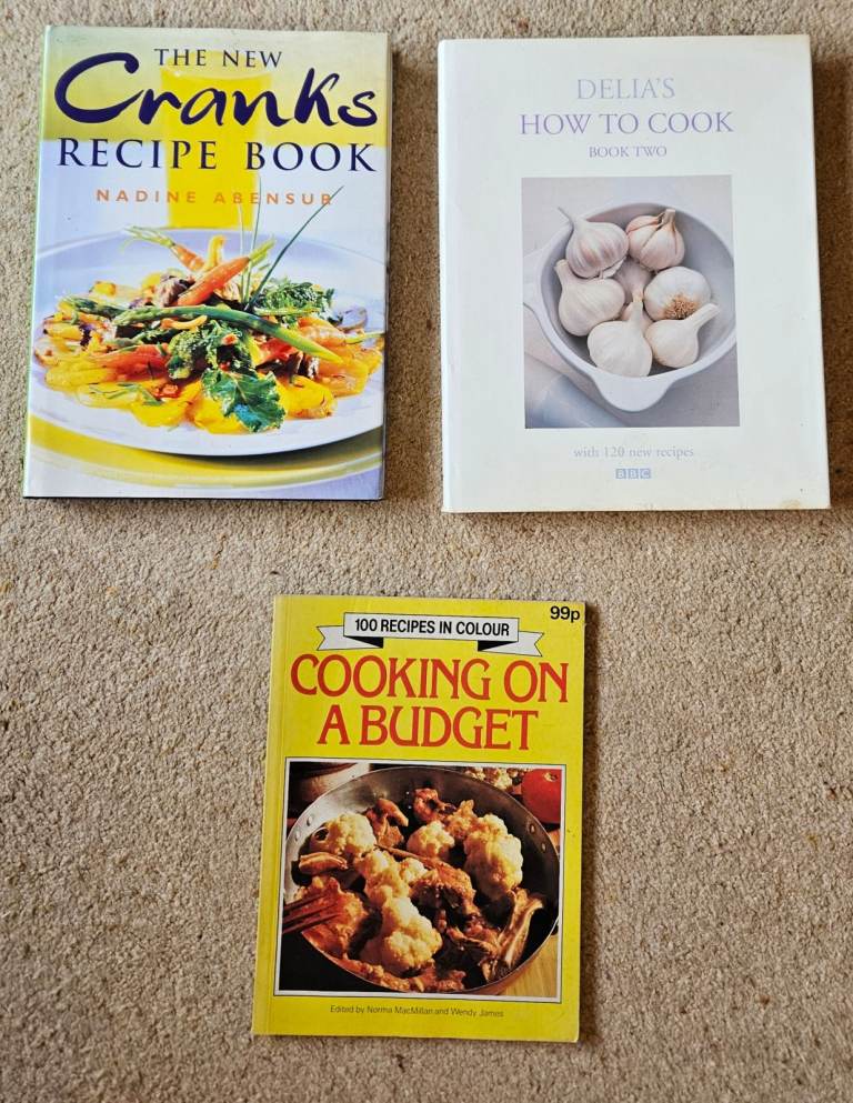 THREE Cookery Books - VGC