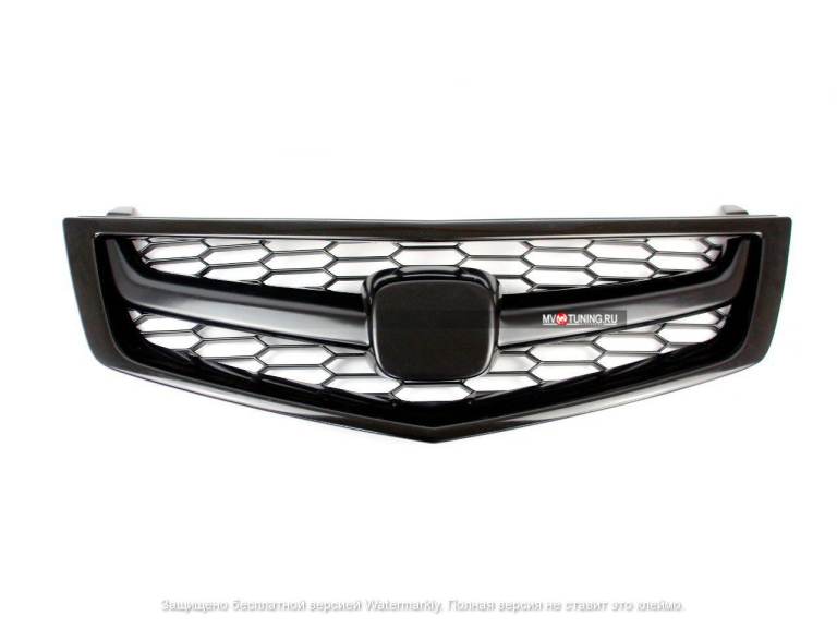 UPDATED VERSION Front Grille "Modulo Style" var №5 with ABS Mesh for Honda Accord 8