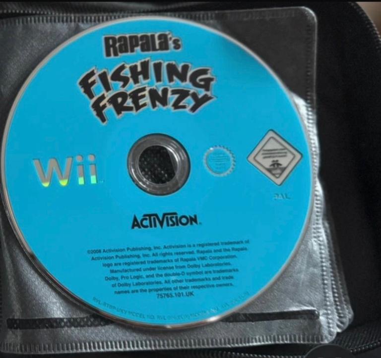 Fishing frenzy Wii game 