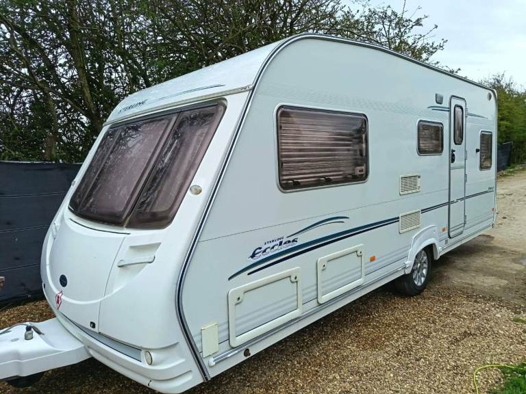 Swift sterling 4 berth fix bed awning