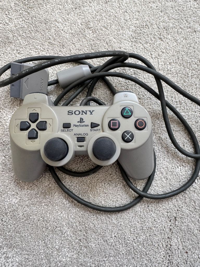 Vintage Sony DualShock PlayStation Controller SCPH 1200 PS1 PS2