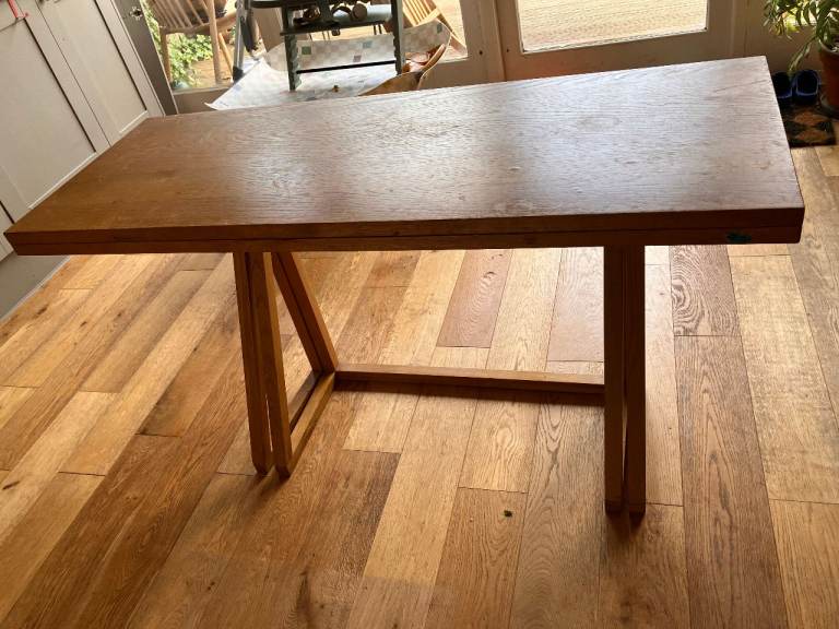 Habitat Heath Folding Dining Table 2-4 Seater Oak
