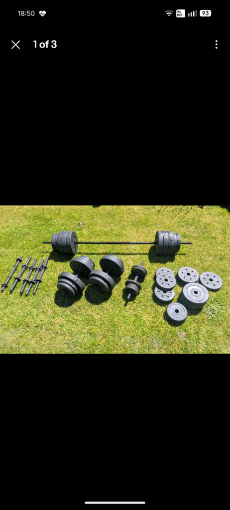 Drum set / weights 