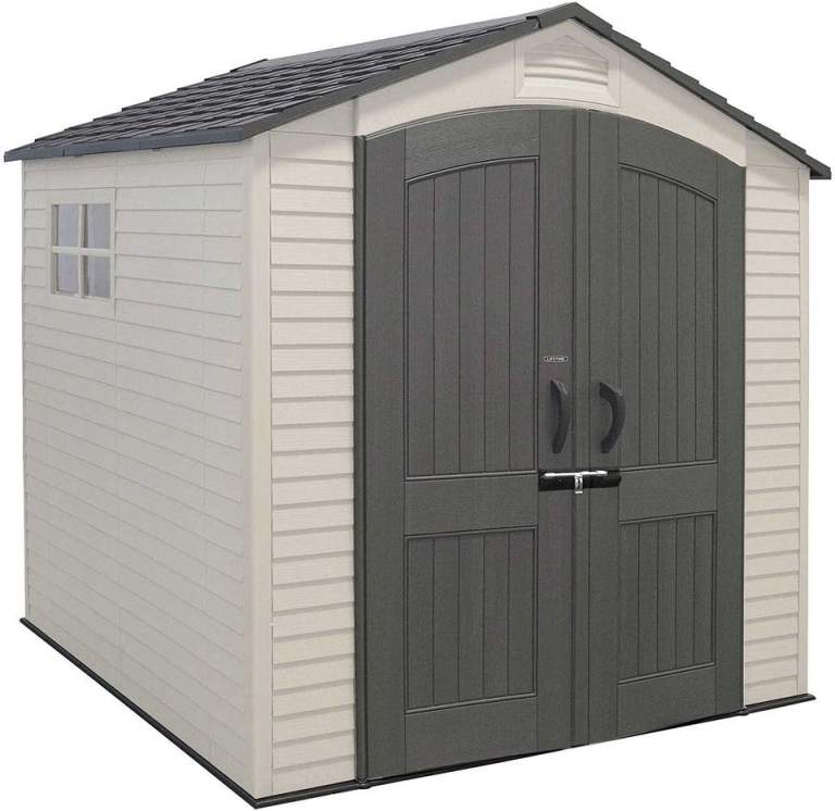 Lifetime 7ft x 7ft (2.1 x 2.1m) Outdoor Storage Shed Free Assembly & Delivery
