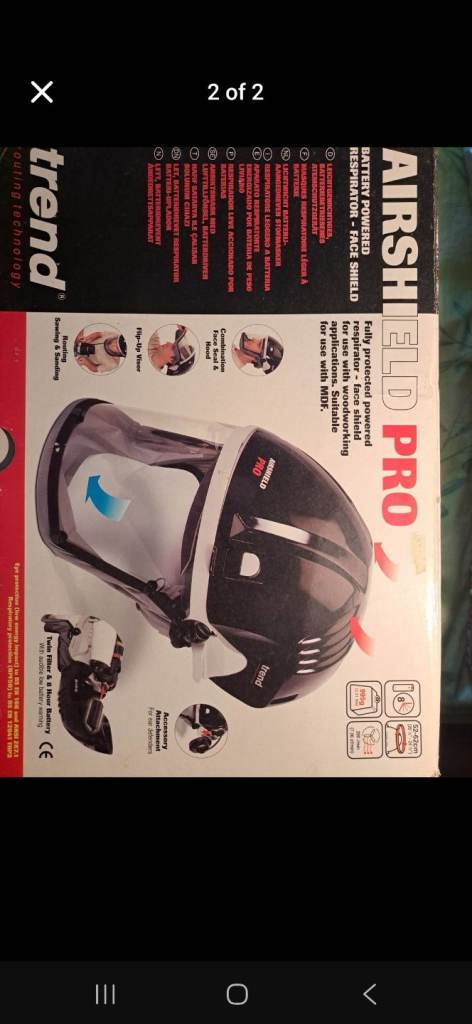 Trend AIRSHIELD PRO Powered Respirator & Face Shield 