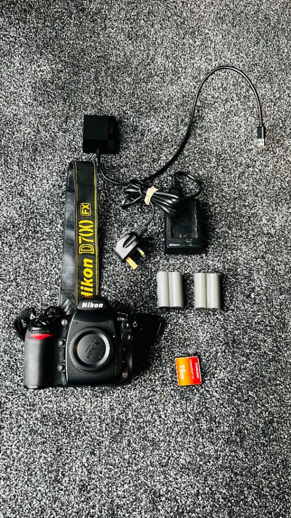 Nikon D700 with accessories 