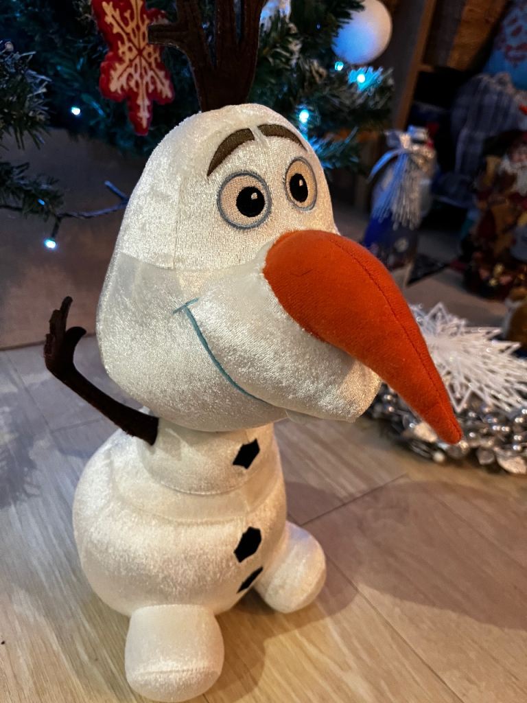 image for 15” Disney FROZEN Talking OLAF Soft Toy / Plush XMAS GIFT 🎁🎄⛄️