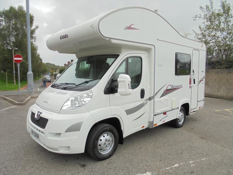 2010 60 ELDDIS AUTOQUEST 100 4 BERTH 4 TRAVEL SEATS IN WHITE # UNDER 5.6 METRES 