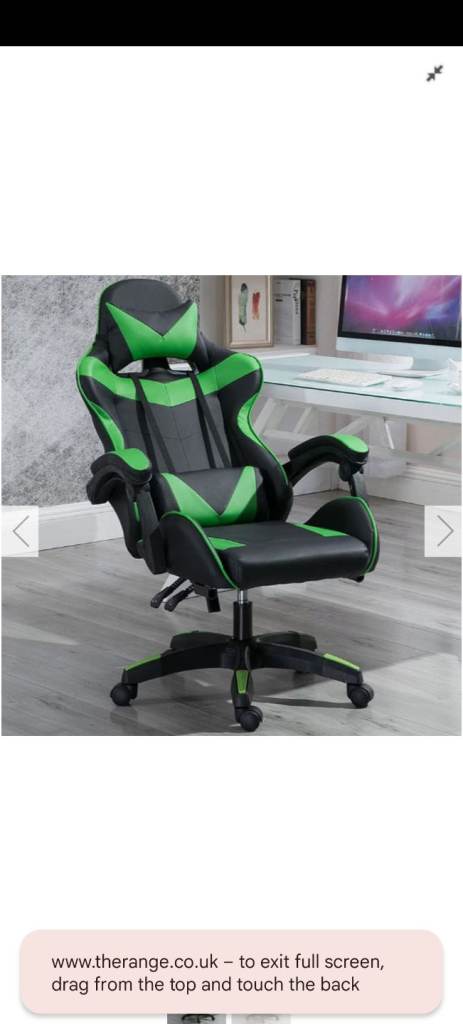 Can deliver bradford calderdale Computer gaming chair like new no marks smoke free clean home
