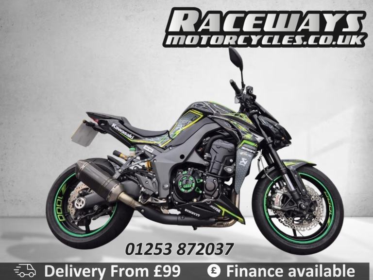 KAWASAKI Z1000 JHF R EDITION, BLACK, 2017 17 REG, 8,260 MILES, 1043CC USED