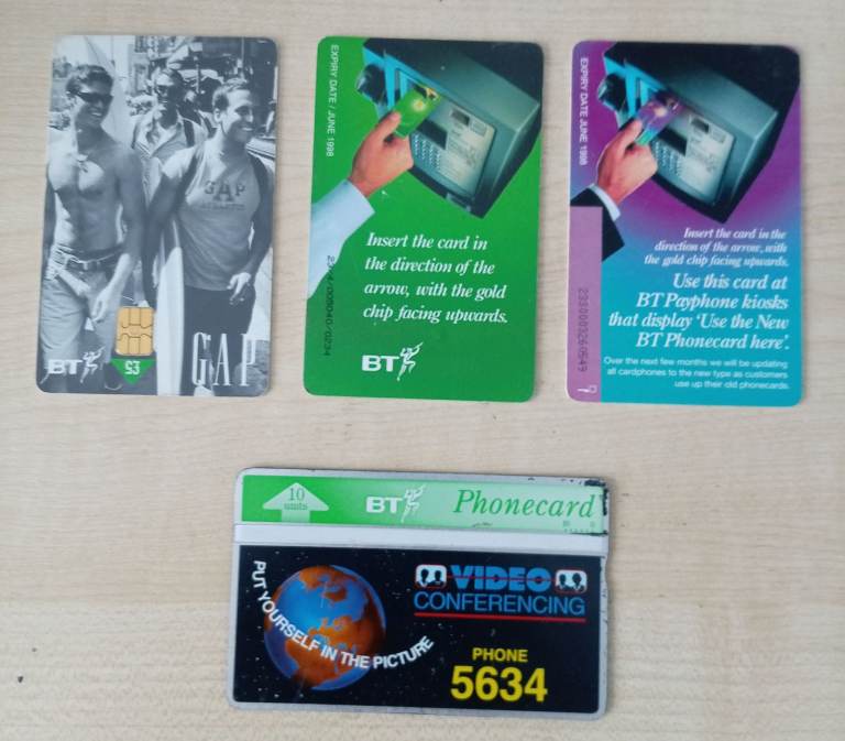 Vintage BT Phonecards Collection - Chip & Optical Cards