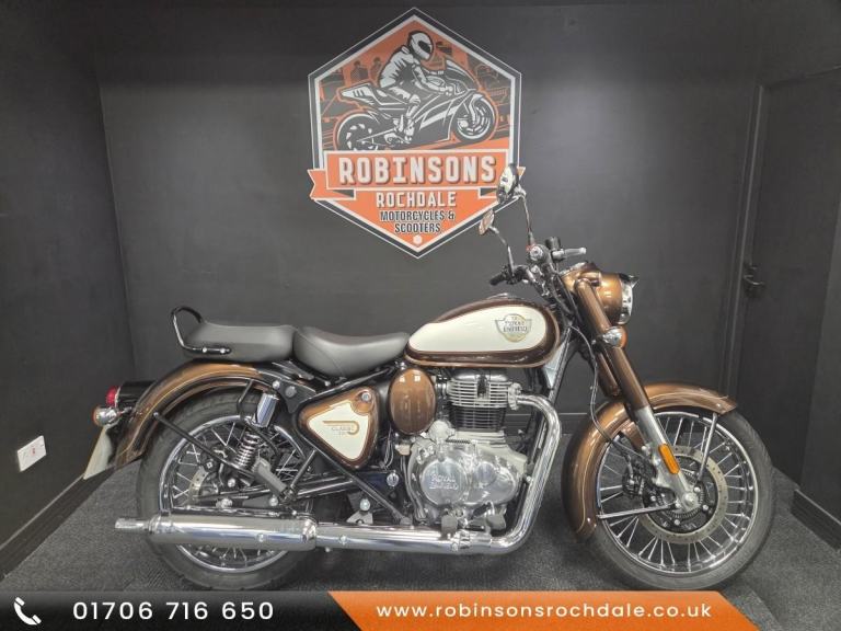 2025 Royal Enfield Classic 350 in Bronze, ex demo with only 190 miles.