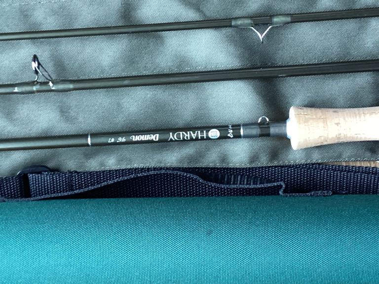 Hardy Demon fly fishing rod 9.6 #7 4 piece with Case – as new | in ...