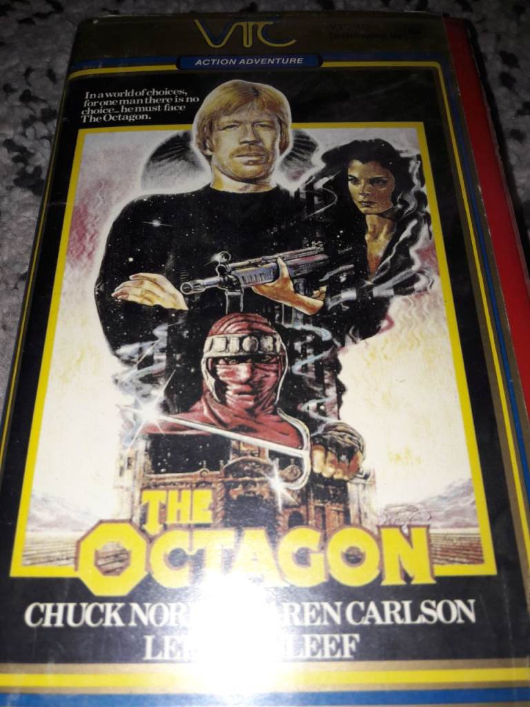 Chuck Norris The Octagon VHS Tape - Action Adventure
