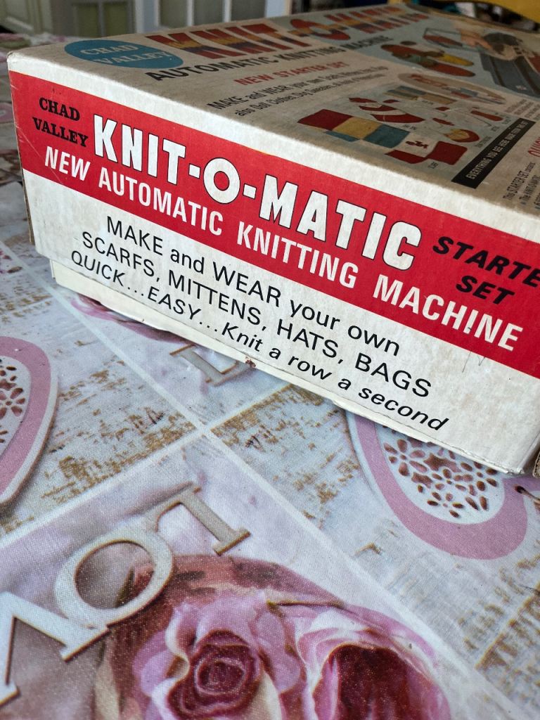 Vintage Chad Valley Knit-O-Matic knitting machine
