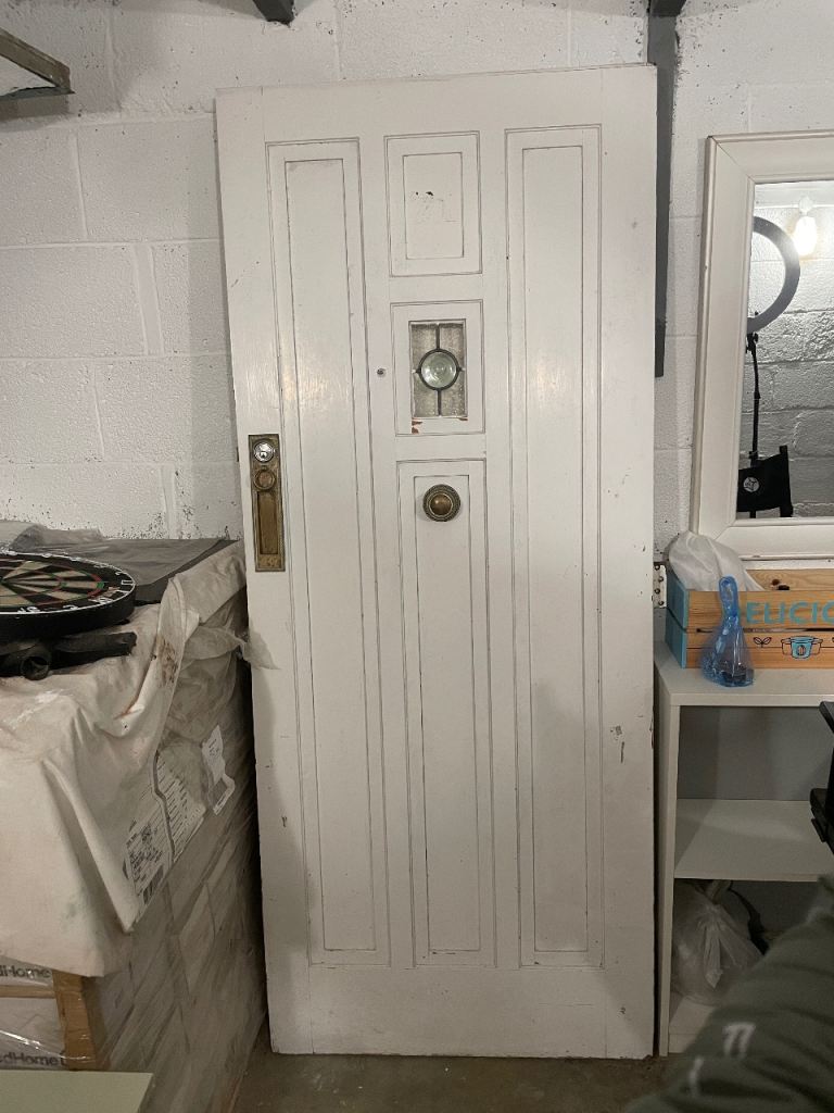 1930’s Solid Hardwood External Door
