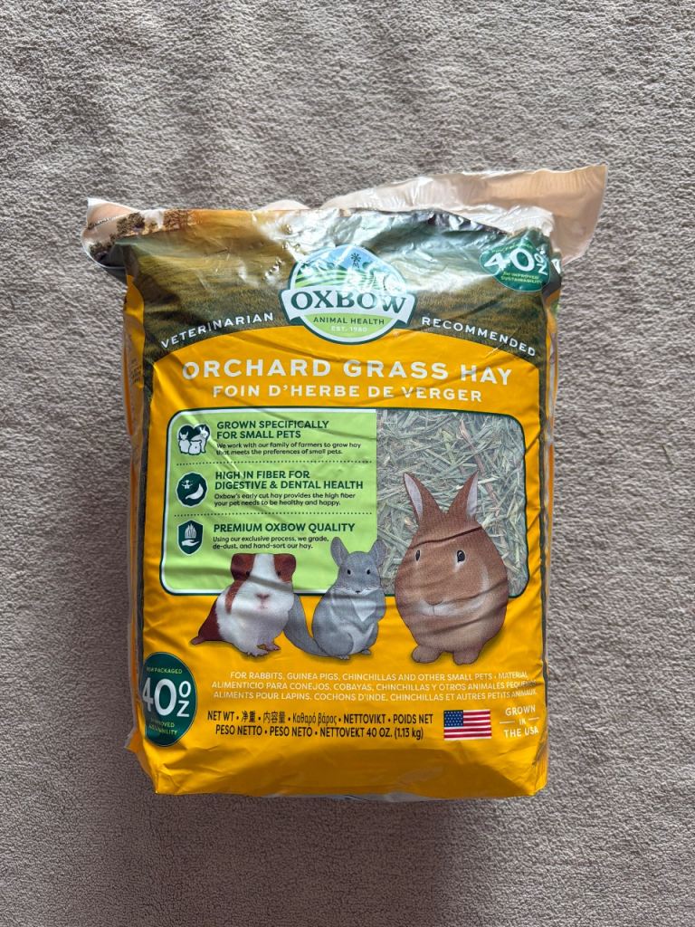 2 x bags of orchard hay 40oz