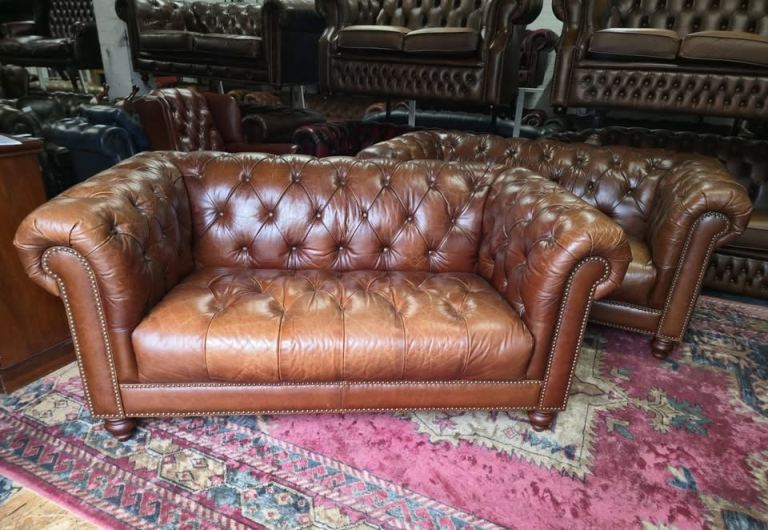 Barker and Stonehouse Ullswater Chesterfield Sofas