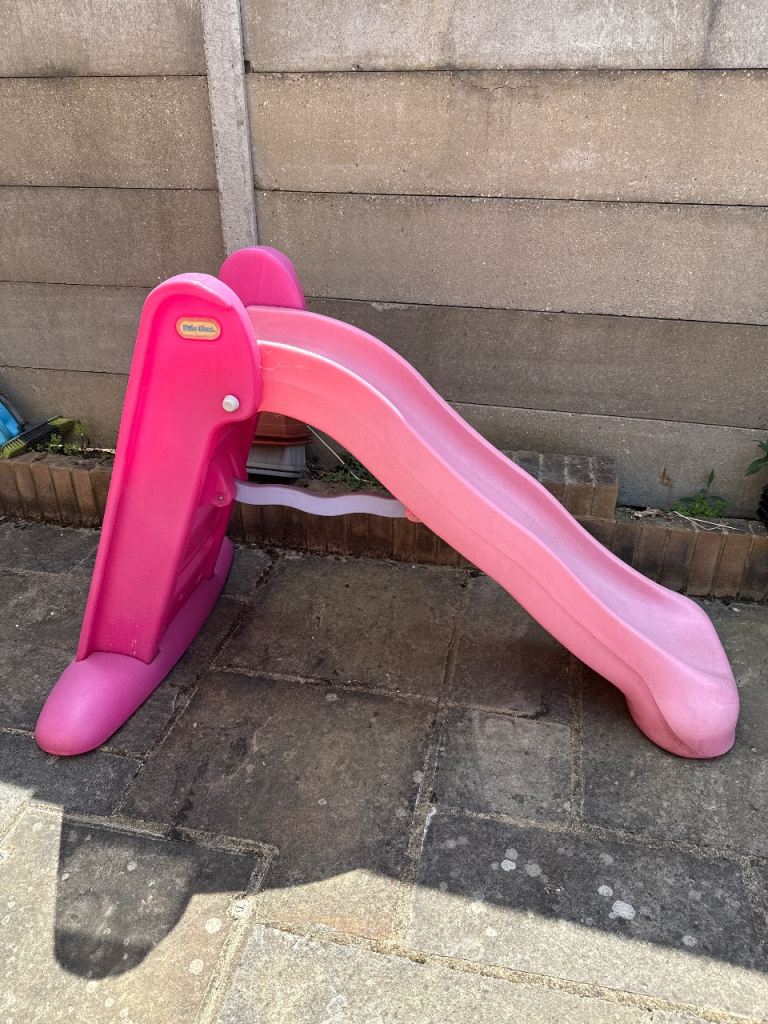 Little Tikes Kids Pink Garden Slide – Good Condition