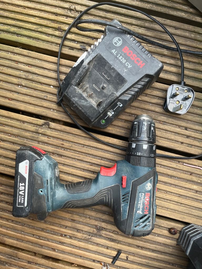 Bosch PSR 18 LI-2 Cordless Drill Driver 18V with Battery & Charger
